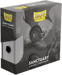 DRAGON SHIELD SLIPCASE BINDER 2 RING SANCTUARY WHITE (Special Order)