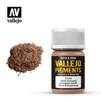 VALLEJO: PIGMENT EUROPEAN EARTH (35ML) (Special Order)