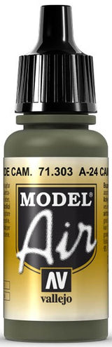 VALLEJO: MODEL AIR A-24M CAM. GREEN (17ML) (Special Order)