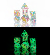SD GLOW-IN-THE-DARK LUCKY CHARM GLOWWORM 7-DIE SET (Special Order)