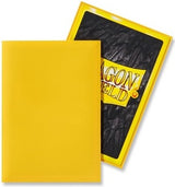 DRAGON SHIELD SLEEVES JAPANESE MATTE YELLOW 60CT (Special Order)