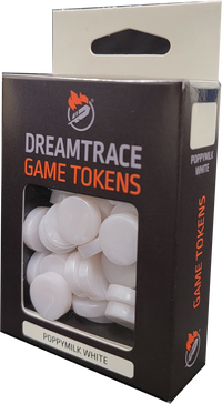 DREAMTRACE GAMING TOKENS: POPPYMILK WHITE (Special Order)