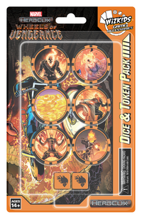 MARVEL HC: WHEELS OF VENGEANCE DICE AND TOKEN PACK (Special Order)