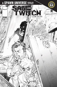 SPAWN SAM AND TWITCH CASE FILES #24 CVR B IG GUARA B&W VAR (Special Order)