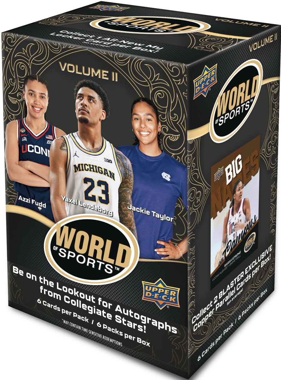 2025 Upper Deck World of Sports Volume II Blaster Box