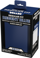 GATHERERS TAVERN DOMARU REGULAR FIT JAPANESE SIZE SLEEVES - REGENT BLUE 80CT (Special Order)