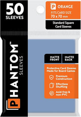 PHANTOM SLEEVES MATTE ORANGE SIZE (70MM X 70MM) 50CT (Special Order)