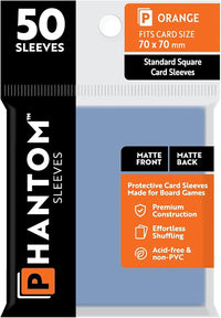 PHANTOM SLEEVES MATTE ORANGE SIZE (70MM X 70MM) (Special Order)