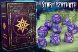 ELDER DICE STAR OF AZATHOTH NEBULA PRPL VOID/GOLD (Special Order)