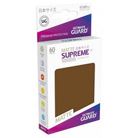 UG SLEEVES SUPREME UX SMALL MATTE BROWN 60CT (10/ (Special Order)