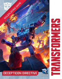 TRANSFORMERS RPG DECEPTICON DIRECTIVE SOURCEBOOK (Special Order)