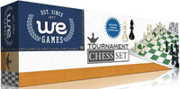 CHESS SET, TOURNAMENT W/BLACK BAG AND ROLL-UP (Special Order)