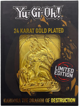 YU-GI-OH! LIMITED EDITION 24K GOLD PLATED GANDRA DRAGON METAL CARD (Special Order)