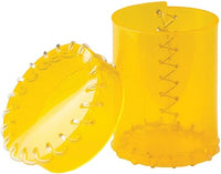 AGE OF PLASTIC DICE CUP: YELLOW (Special Order)
