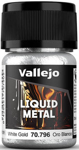 VALLEJO: LIQUID GOLD ALCOHOL BASE WHITE GOLD (35ML (Special Order)