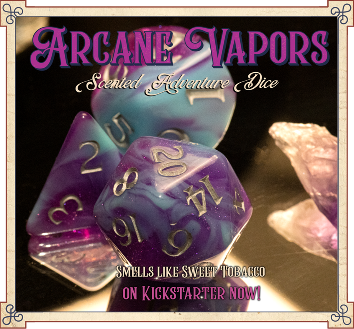 SCENTED DICE ARCANE VAPORS (Pre-Order)
