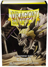 DRAGON SHIELD SLEEVES DUAL JAPANESE MATTE CRYPT (Special Order)
