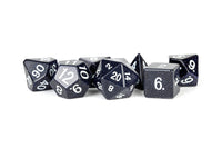 STONE 7 DICE SET BLUE SANDSTONE 16MM (Special Order)