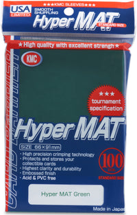 KMC HYPER MATTE GREEN 100CT (Special Order)