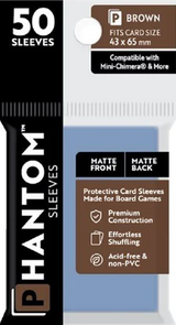 PHANTOM SLEEVES MATTE BROWN SIZE (43MM X 65MM) 50CT (Special Order)