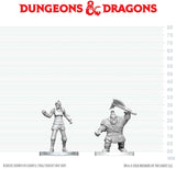 DND UNPAINTED MINIS WV29 CULTIST OF BANE & DWARF ZHENTILAR SOLDIER (Special Order)