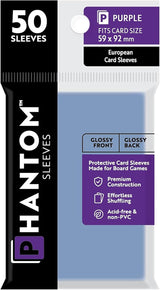 PHANTOM SLEEVES GLOSS PURPLE SIZE (59MM X 92MM) 50CT (Special Order)