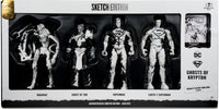 DC DIRECT 7" FIG/COMIC 4PK - SUPERMAN SERIES (SKETCH ED GOLD LABEL) (Special Order)