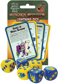 MUNCHKIN WARHAMMER AGE OF SIGMAR LIGHTNING DICE (Special Order)