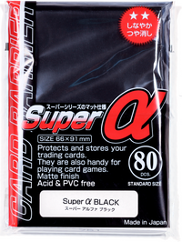 KMC SUPER ALPHA BLACK 80CT (Special Order)