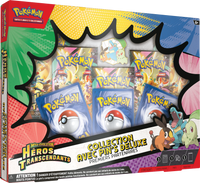 (CARDS IN FRENCH) POKEMON FRENCH ME2.5 ASCENDED HEROES FIRST PARTNERS DELUXE PIN COLLECTION (CARDS IN FRENCH)