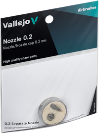 VALLEJO: REPLACEMENT NOZZLE/NOZZLE CAP 0.2 (Pre-Order)