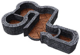 WARLOCK TILES: 1" DUNGEON ANGLES/CURVES EXP (Special Order)