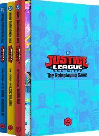 JUSTICE LEAGUE UNLIMITED RPG: ALL 3 BOOKS PACK + SLEEPCASE (Pre-Order)