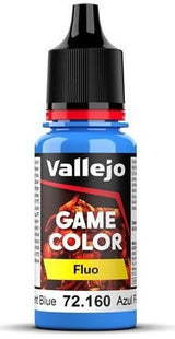 VALLEJO: GAME COLOR FLUORESCENT BLUE 18ML (Special Order)