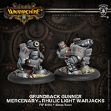 MERC GRUNDBACK GUNNERS (2) LT WARJACK BLISTER (Special Order)