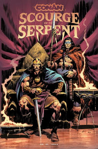 CONAN THE BARBARIAN SCOURGE OF THE SERPENT TP VOL 01 DM ROBERTO DE LA TORRE THRONE CVR (Special Order)