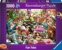 MACADAM: THE CAT GROOMER 1000 PIECE PUZZLE (Special Order)