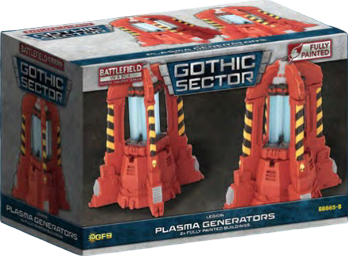 BATTLEFIELD IN A BOX: GOTHIC SECTOR RED LEGION PLASMA GENERATORS (Pre-Order)