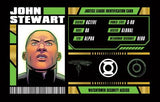 JUSTICE LEAGUE ID CARD: JOHN STEWART (PAID) (NET) (Special Order)