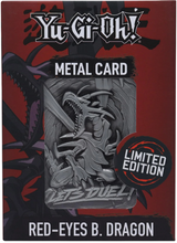 YU-GI-OH! LIMITED EDITION RED EYES B. DRAGON METAL CARD (Special Order)