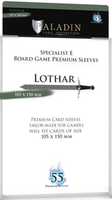 B&D PALADIN PREMIUM SLEEVES SPECIALIST E LOTHAR 105MM X 150MM 55CT (Special Order)