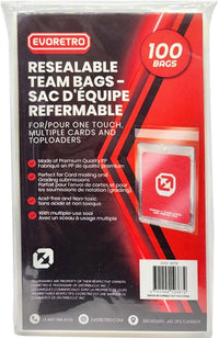 ER TEAM BAGS SLEEVES RESEALABLE 100PK (Special Order)