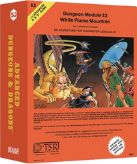 BNG DICE SET - DND CLASSIC MODULE WHITE PLUME MOUNTAIN (Special Order)