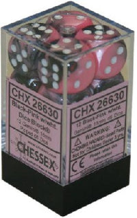 GEMINI 12D6 BLACK-PINK/WHITE 16MM (Special Order)
