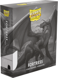 DRAGON SHIELD FORTRESS CARD DRAWERS HORIZONTAL 4 ROW WHITE (Special Order)