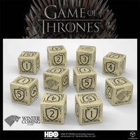 GAME OF THRONES STARK 10XD6 DICE SET (Special Order)