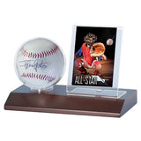 UP HOLDER BALL & CARD DARK WOOD (Special Order)