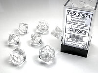 TRANSLUCENT 7-DIE SET CLEAR W/WHITE (Special Order)