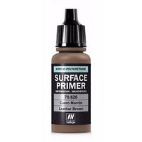 VALLEJO: GAME AIR PRIMER LEATHER BROWN 17ML (Special Order)