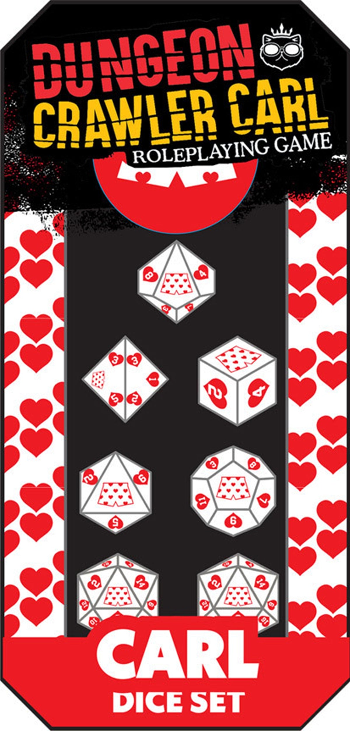 DUNGEON CRAWLER CARL RPG: BIG BOI BOXERS DICE SET (Pre-Order)